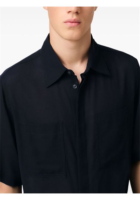 s/s classic shirt man navy AMI PARIS | HSH252.CO00984011